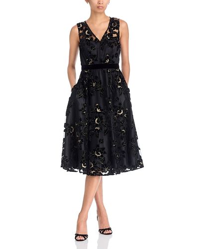 Eliza J Eliza J V Neck Cutout Sleeveless Dress