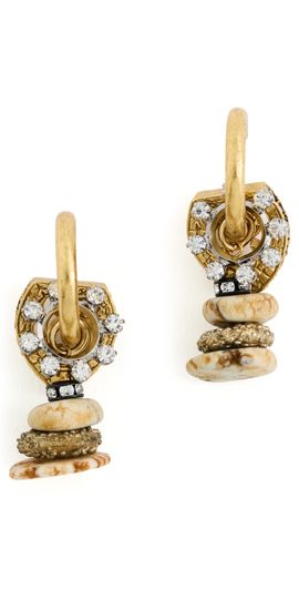 Elizabeth Cole Elizabeth Cole Aurmia Stone Earrings Crystal One