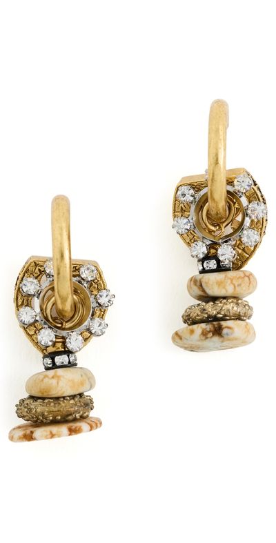 Elizabeth Cole Elizabeth Cole Aurmia Stone Earrings Crystal One