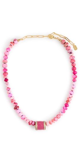 Elizabeth Cole Elizabeth Cole Chroma Necklace Electric Pink One