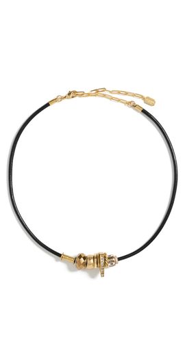 Elizabeth Cole Elizabeth Cole Destria Necklace Black One