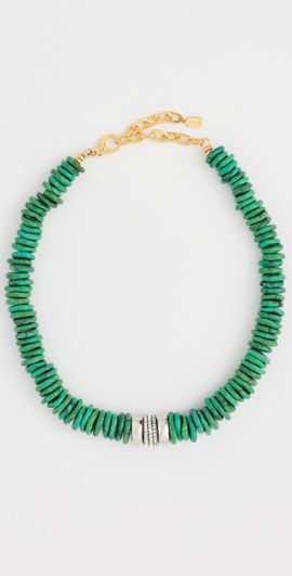 Elizabeth Cole Elizabeth Cole Dew Necklace Green One