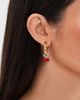 Elizabeth Cole Elizabeth Cole Effie Earrings Coral One - 3