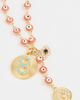 Elizabeth Cole Elizabeth Cole Galia Necklace Orange One - 2
