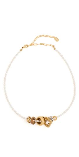 Elizabeth Cole Elizabeth Cole Ines Necklace Pearl One