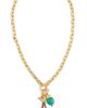 Elizabeth Cole Elizabeth Cole Koira Necklace Turquoise One - 1