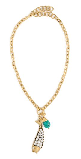 Elizabeth Cole Elizabeth Cole Koira Necklace Turquoise One
