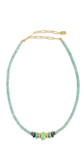 Elizabeth Cole Elizabeth Cole Marnie Necklace Pacific Opal One