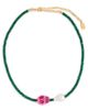 Elizabeth Cole Elizabeth Cole Meiko Necklace Green One - 1