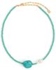 Elizabeth Cole Elizabeth Cole Meiko Necklace Turquoise One - 1