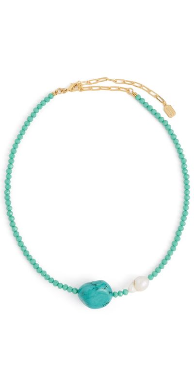 Elizabeth Cole Elizabeth Cole Meiko Necklace Turquoise One