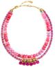 Elizabeth Cole Elizabeth Cole Pinklora Necklace Electric Pink One - 1