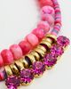 Elizabeth Cole Elizabeth Cole Pinklora Necklace Electric Pink One - 4