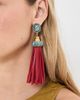 Elizabeth Cole Elizabeth Cole Ponsie Earrings Red Turquoise One - 3