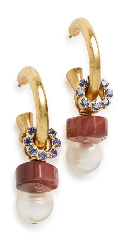 Elizabeth Cole Elizabeth Cole Tessie Earrings Pink One