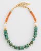 Elizabeth Cole Elizabeth Cole Tracey Necklace Turquoise One - 2