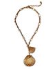 Elizabeth Cole Women's Calico 24K-Gold-Plated, Crystal & Imitation Pearl Charm Necklace - 1