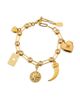 Elizabeth Cole Women's Hyacinth 24K-Gold-Plated & Crystal Charm Bracelet - 1