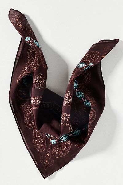 Elizabeth Gillett 100% Cotton Embroidered Bandana