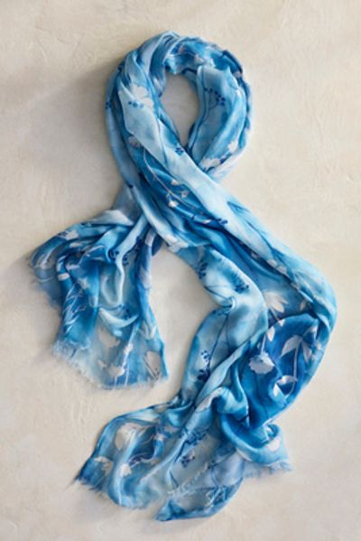 Elizabeth Gillett Cyanotype Scarf