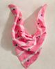 Elizabeth Gillett Embroidered Floral Stripe Cotton Bandana - 1