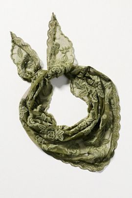 Elizabeth Gillett Floral Lace Hair Scarf