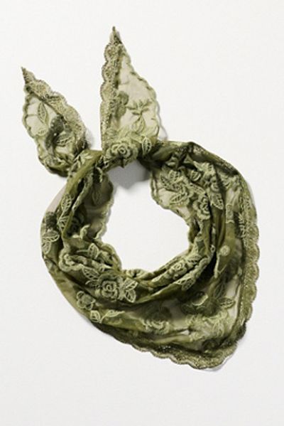 Elizabeth Gillett Floral Lace Hair Scarf