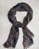 Elizabeth Gillett Gingham Floral Micromodal Scarf - 1