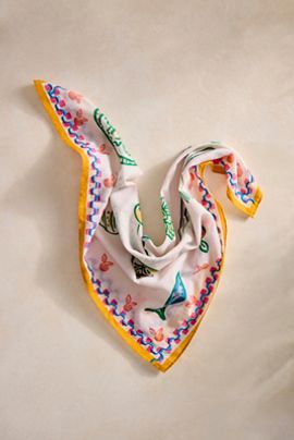 Elizabeth Gillett Italian Café Cotton Bandana