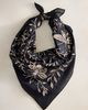 Elizabeth Gillett Terrain Embroidered Moth + Spider Cotton Bandana - 1