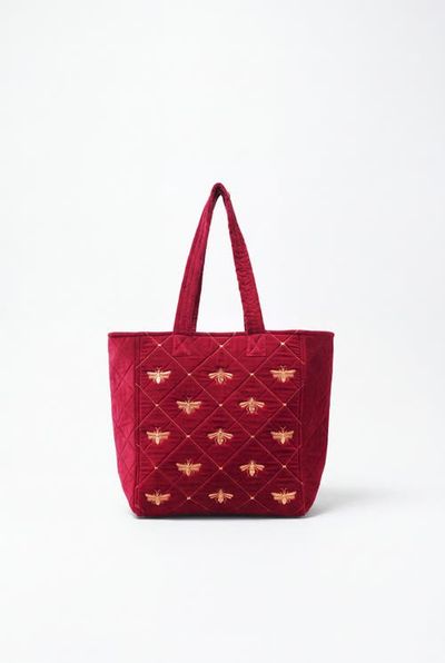 Elizabeth Scarlett Elizabeth Scarlett Bee Trellis Tote