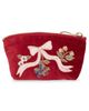 Elizabeth Scarlett Elizabeth Scarlett Berries & Bows Embroidered Velvet Coin Purse - 3