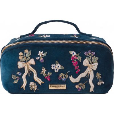 Elizabeth Scarlett Elizabeth Scarlett Berries & Bows Open Flat Makeup Bag