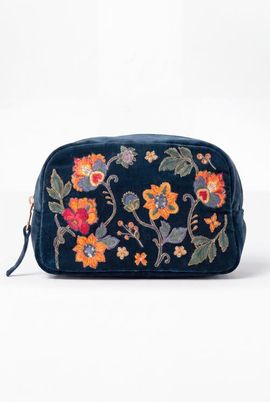 Elizabeth Scarlett Elizabeth Scarlett Botanical Garden Velvet Makeup Bag