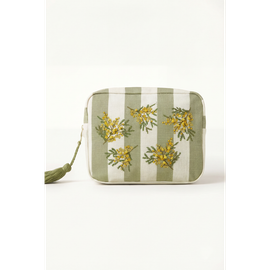 Elizabeth Scarlett Elizabeth Scarlett Mimosa Stripe Cotton Wash Bag