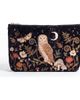 Elizabeth Scarlett Elizabeth Scarlett Mystical Owl Velvet Everyday Pouch - 1