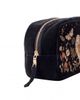 Elizabeth Scarlett Elizabeth Scarlett Mystical Owl Velvet Makeup Bag - 3