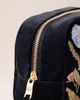 Elizabeth Scarlett Elizabeth Scarlett Pressed Flowers Velvet Makeup Bag - 2