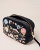 Elizabeth Scarlett Elizabeth Scarlett Pressed Flowers Velvet Makeup Bag - 3