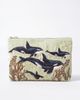 Elizabeth Scarlett Elizabeth Scarlett Wild Orcas Everyday Pouch - 1