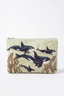 Elizabeth Scarlett Elizabeth Scarlett Wild Orcas Everyday Pouch