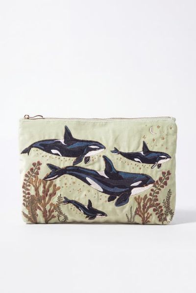 Elizabeth Scarlett Elizabeth Scarlett Wild Orcas Everyday Pouch