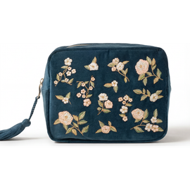 Elizabeth Scarlett Elizabeth Scarlett Wild Rose Velvet Wash Bag