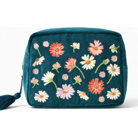 Elizabeth Scarlett Elizabeth Scarlett Wildflower Velvet Wash Bag
