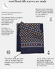 Elizabetta Elizabetta Jove - Wool Backed Silk Scarf for Men - 4