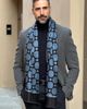 Elizabetta Elizabetta Jove - Wool Backed Silk Scarf for Men - 5