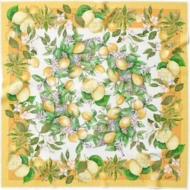Elizabetta Elizabetta Limoni Fioriti - Silk Foulard for Women