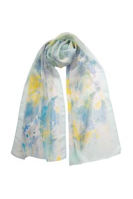Elizabetta Elizabetta Meadow - Long Sheer Silk Scarf for Women