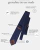 Elizabetta Elizabetta Nero - Silk Grenadine Tie for Men - 4