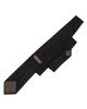 Elizabetta Elizabetta Nero - Silk Grenadine Tie for Men - 5
